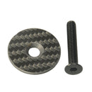 Carbon Bicycle Fiber Headset Top Cap 3K Super Light Bike Stem Top Cap with  O1V5