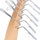 1 pc Wooden Tie Hanger Belt Scarf Closet Rack Organizer Holder (Wood color)