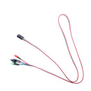 2pcs PC Case Red Green LED ATX Power Supply Reset HDD Switch Lead Cables  Z