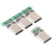 10PC USB-3.1 Welding Male Jack Plug PCB Connector Board Plugs Data Line Terminal