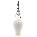 Wig Making 24" Canvas Block Head Training Head w/ Adjustable Display Tripod