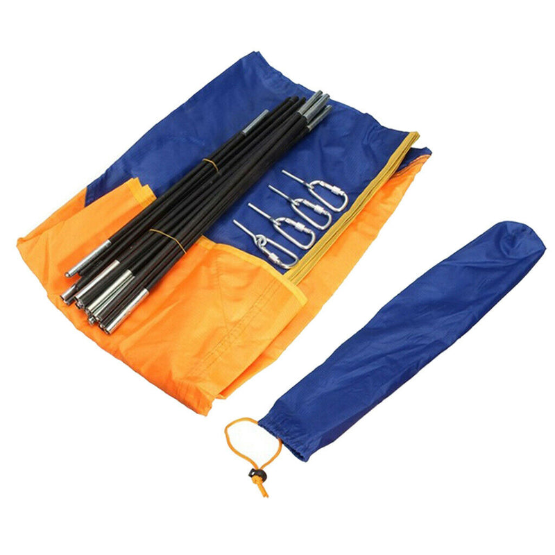 2 Person Waterproof Boat Canopy Awning Sun Shelter for Inflatable Kayak Canoe