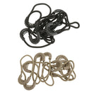 20x Zipper Pull Cord Rope Ends Zip Puller Zip Fastener Replacement Tan/Green