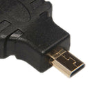 Micro HDMI Male Plug to HDMI Female Jack Socket Converter for HDTV Camera