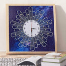 DIY Special Shaped Diamond Painting Novelty Flower Wall Clock Crafts Decor