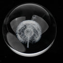 80mm  Glass Crystal Ball Photography Photo Props Art Gift No Stand