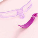 8PCS DIY Eyebrow Shaper Makeup Template Eyebrow Grooming Shaping Stencil Kit Bj