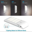 Motion Sensor Light, [2 Pack] Cupboard Night Light, USB Rechargeable Batter