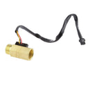 G1/2" Threaded Water Flow Sensor Switch Flowmeter Water Control Copper YF-B2