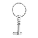 Bimini SunTop Quick Release Pins Stainless Steel Drop Cam & Spring Pull Ring