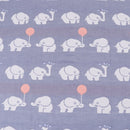 Baby Six-Layer Gauze Padding Mattress Changing Diaper Pad  Blue elephant