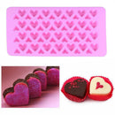 56 Holes Mini Heart Shaped Silicone Ice Cube Mold Bake Mold Cooking Tools