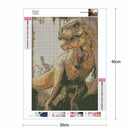 5D DIY Full Drill Square Diamond Painting Dinosaur Cross Stitch Mosaic Kit