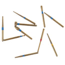 10Pcs/box Dental Diamond High Speed Burs for Polishing Smoothing Teeth   Nw