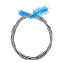 Flexible Double Ended Tube Filter Pump Hose Brush 155cm for Aquarium V8Y1