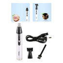 Professional Painless Ear and Nose Hair Trimmer Clippers, Electric Facial
