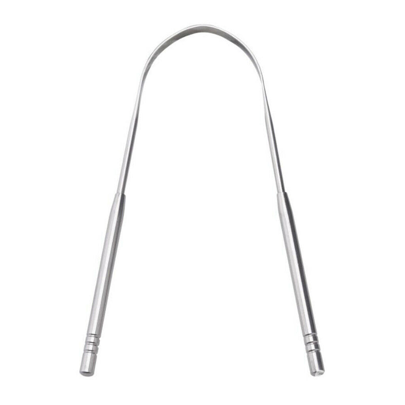 2x Stainless Steel Tongue Tounge Cleaner Scraper Dental Care Hygiene Mouth Oral