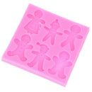Xmas Gingerbread Christmas Silicone Mold Fondant Cake Mould Candy M JR