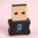 USB Bluetooth Dongle Adapter Bluetooth Audio Receiver for Win 8 10 (Black)