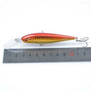 10pcs Bending Large Minnow Luya Lure Bionic Bait Fishing Tackle Bait 11cm PWL