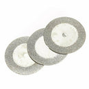 10pcs 30mm Diamond Cut Off Disc Wheel Rotary Tool w/ Arbor Y1K2