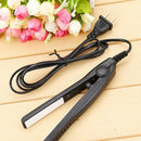 Mini Practical Electric Hair Styling Ceramic Straightener Curler Iron Roller M&