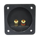 DIY Home Car Stereo Screw Cup Connectors Subwoofer Plugs 2-Way Speaker Box