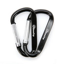 10Pcs Camping Aluminum D Shape Buckle Carabiner Survial Key Chain Hook Clip OZ