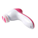 5 In 1 Heated Body Face Beauty Skin Care Cleaning Brush SPA Facial Massager
