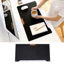 Two-layer Felt Desktop Mouse Pad Pen Stationery Holder Mat A4 Files Cover