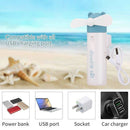 Handheld Fan, Mini Fan,Portable Misting Fan, Usb Rechargeable Fan. 1200Mah  S1M6