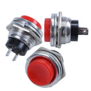 3 Pcs AC 125V 3A SPST Normal Open Momentary Push Button Switch Red G8W6