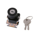 Key Switch ON/OFF Lock LAY38 3 Gears Key Switch 22MM Electronic With Keys New