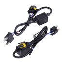 2Pcs Relay Wiring Fit for H4 Hi/Lo HID Bi-Xenon Kit Harness Controller DC 12V