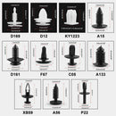 415Pcs Car Retainer Clips Plastic Fasteners Kit Clip Repair Tool Radio Pane I6T7
