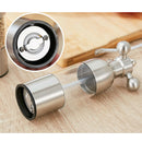 Stainless Steel Salt Pepper Mill Grinder Clear Manual Ceramic Kitchen L