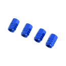 4pcs Wheel Valve Air Cap  Tool Tire Part for Car 16x10x10mm Blue