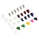 Guitar Accessories Kit Including 18 Pieces Thumb and Finger Picks (3 Types)