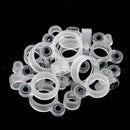 23pcs 23 Size Silicone Fishing Rod Guides Eye Rings and Reel Seat Repair Kit