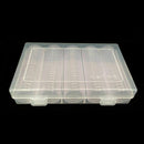 100Pcs 30mm Clear Plastic Round Coin Cases Capsules Container Holder Storage Box