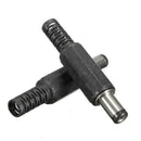 10Pcs 55 x 21mm Male Solder DC Barrel Tip Plug Jack ConnectorsA Straight F9 L4Q1