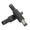 10Pcs 55 x 21mm Male Solder DC Barrel Tip Plug Jack ConnectorsA Straight F9 L4Q1
