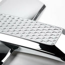 Car Front Bumper Headlights and Grille Cover Trim Chrome Frame for Ford F15