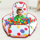 Baby Children Kids Outdoor Indoor Playing House Tent Pool+25pcs Ocean Balls