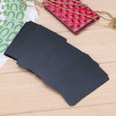 54pcs/set PVC Waterproof Black Pokers Playing Cards Entertainment Supplies