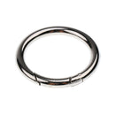 10PCS ROUND CARABINER CAMPING SPRING SNAP CLIP HOOK CLASP KEYCHAIN KEY RING 49MM