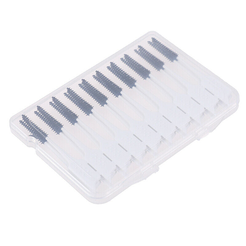 30 Pcs Dental Interdental Brush Floss Sticks Tooth Floss Head Toothpick Clea Gn