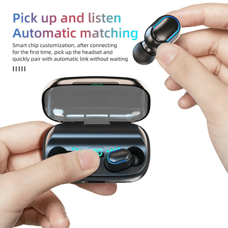 T11 Bluetooth V5.0 Headset TWS True Wireless Dual Earbuds In-Ear Earphones