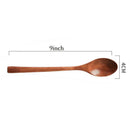 6Pcs Wooden Spoon Kitchen Spices Eating Spoons Set