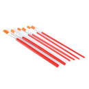 6x  Artist Paint Brush Nylon Hair Watercolor Acrylic Oil Painting SuppliMEME